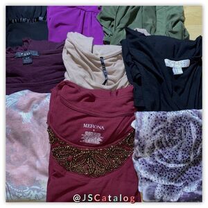 NEW/EUC Bundle 9 Various Styles Tops
